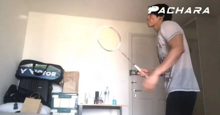 ฝึกตีโต้กำแพง-(Badminton-wall-drill)